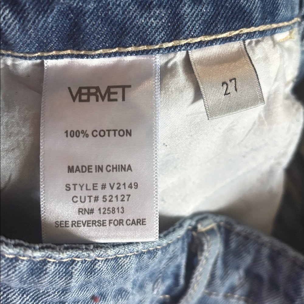 Vervet jeans distressed women’s size 27 - Picture 6 of 6